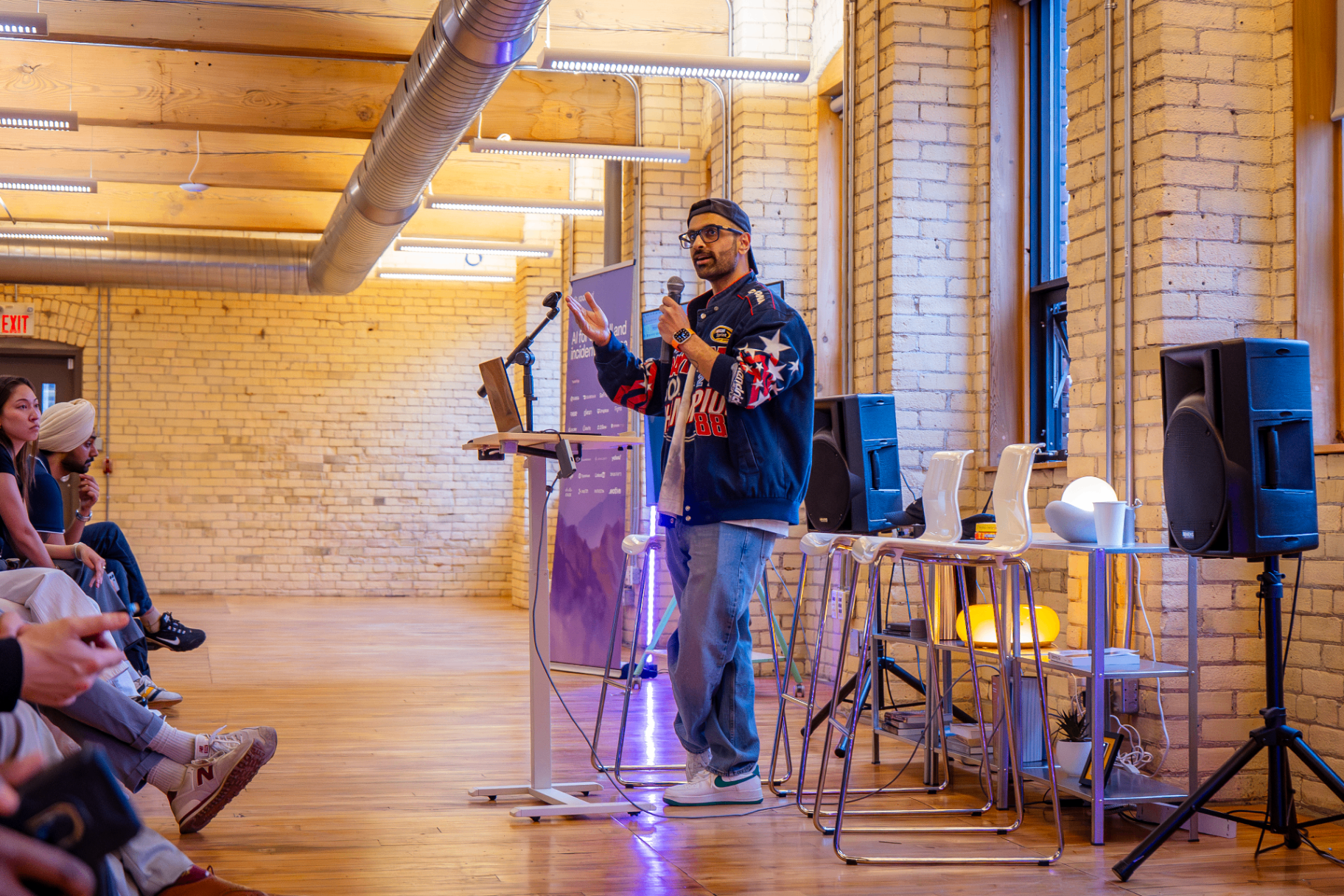 Sahas hosting a Toronto AI & tech meetup